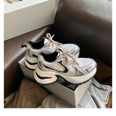 Версия из коровьей кожи~ кожаные туфли на платформе в стиле папа, женские старые грязные туфли, высота маффина, увеличивающие рост, повседневная спортивная обувь, кеды