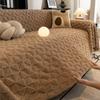 Funda Sofa Living Room Footprint Jacquard Толстый теплый диванный плед Зимний чехол Sherpa для кемпинга и пикника