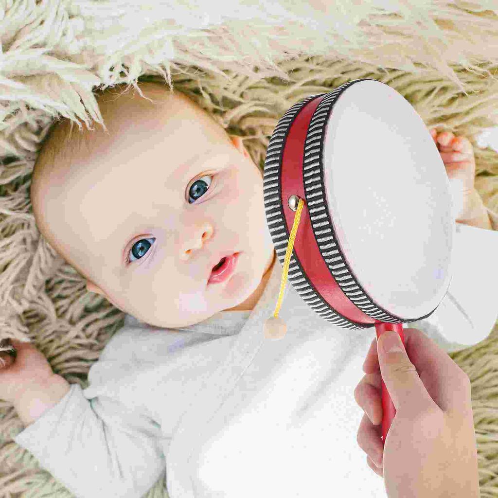 Волновой барабан для детей, обучающие бубен, музыкальные инструменты, детские игрушки-барабан, деревянная ручная перкуссия