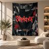 Декоративный Гобелен, Настенное Искусство с Принтом Slipknot, Легкое Настенное Украшение для Фона Спальни