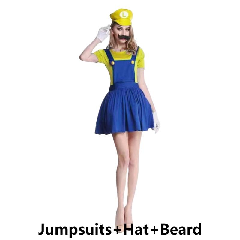 Super Mario Costume For Children And Adults Cosplay Outfit For Halloween And Parties