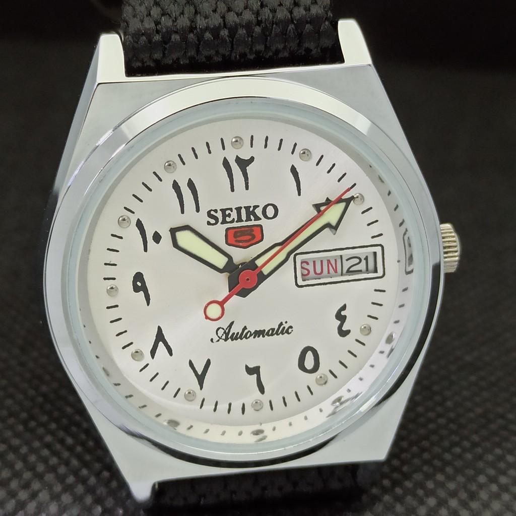 ВОССТАНОВЛЕННЫЕ ВИНТАЖНЫЕ SEIKO 5 AUTO 6309A ЯПОНИЯ МУЖСКИЕ СЕРЕБРЯНЫЕ ЧАСЫ 533d-a280238-9