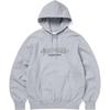 Thisisneverthat Embroidered Letter Hoodie With Kangaroo Pocket And Ribbed Cuffs Unisex Hoodies TN243TSWHO05HGR