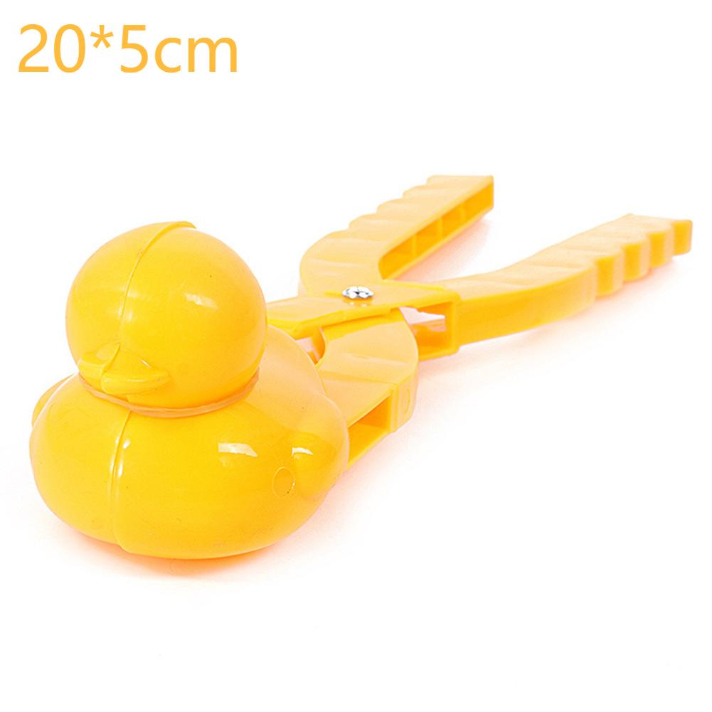 Клипса для лепки снежков для детей и взрослых, в форме сердца, снежинки, утки, щипцы-клипсы для улицы, форма для песка и снега, игрушки для игр и спорта