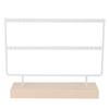 48 Holes Metal Jewelry Rack Earrings Necklace Display Stand Hanger Storage Organizer
