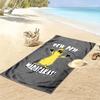 Fun duck 2D Flat Print Beach Towel, Large Soft Quick Dry Towel for Beach Camping SwimmingZSTJ0915340