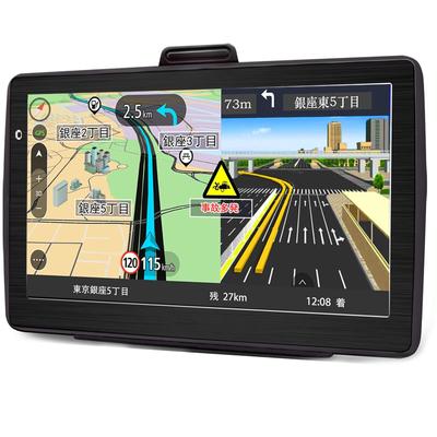 Последняя версия карты GPS Портативная PND Навигационная система с питанием, скоростью движения по дороге, руководством для безопасного вождения, сенсорным экраном, 7-дюймовый сенсорный экран, питание 12В-36В, руководство,