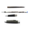 Great MONTBLANC Ballpoint pen Meisterstück Solitaire Carbon Steel Classic 163 Used