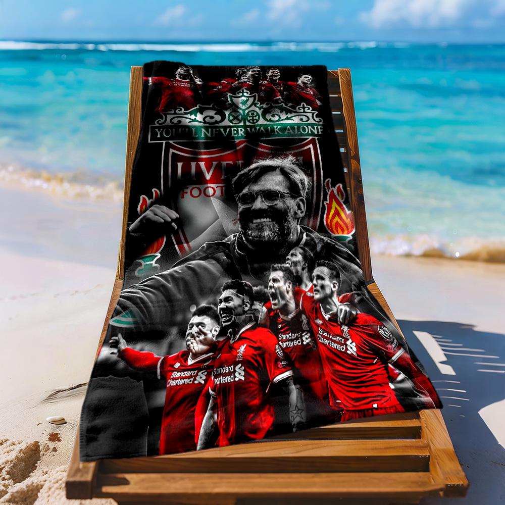 Liverpool Football Club Beach Towel Quickdry Soft Microfiber Comfortable Lightweight