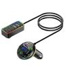 Bluetooth FM-передатчик для автомобиля Q39MP с цифровым дисплеем и многофункциональным автомобильным прикуривателем QC3.0