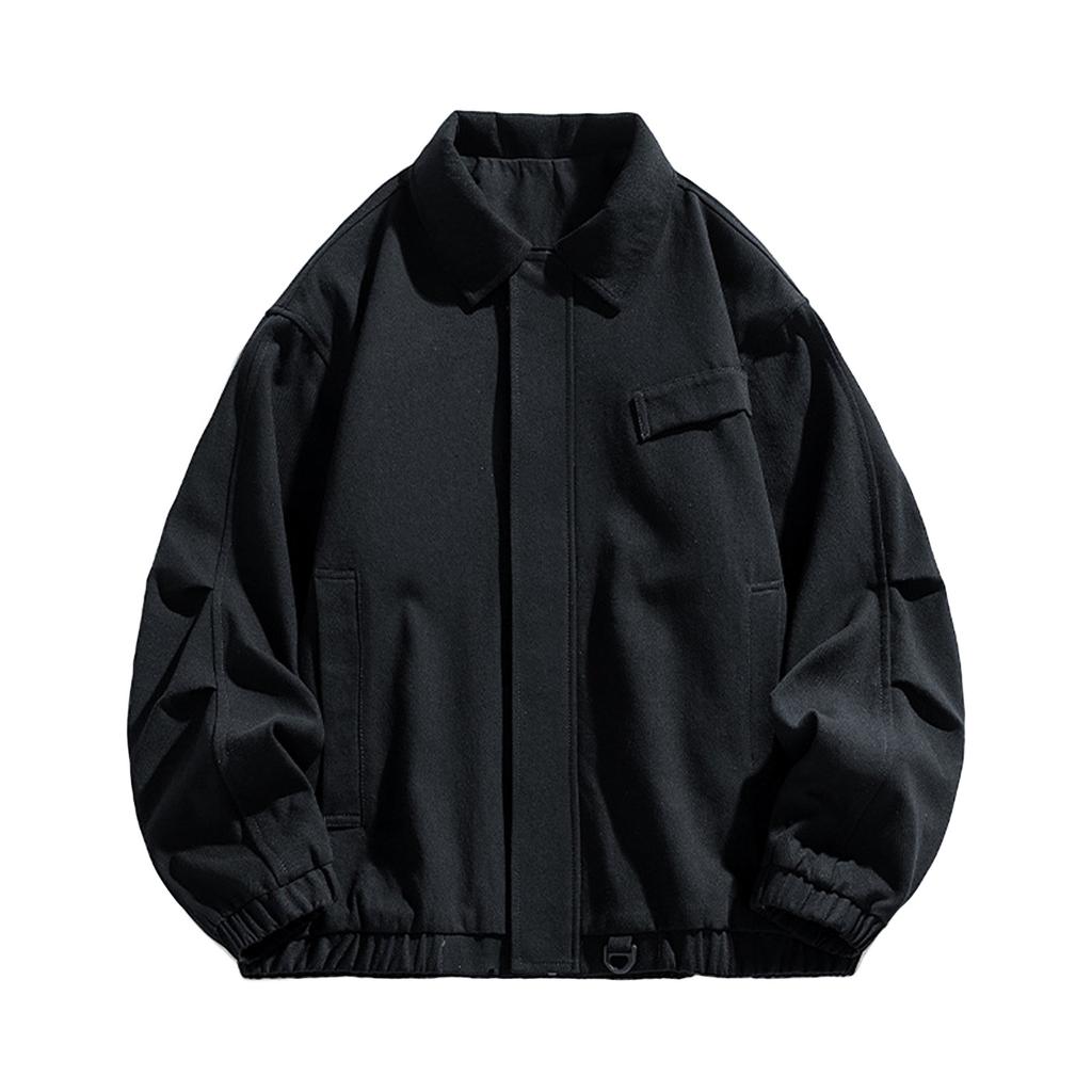 Men's Solid Color Camouflage Outdoor Sports Jacket Men's Pocket Button Casual Jacket