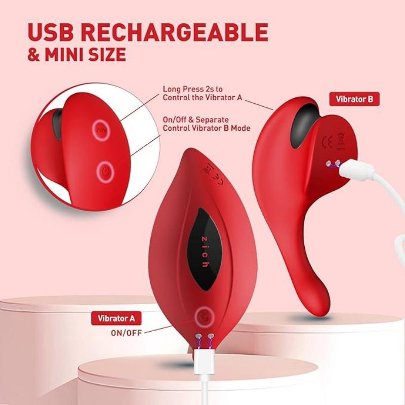 Пульт дистанционного управления и приложение Невидимый носимый двойной вибратор 10-частотный вибрационный стимулятор сосков клитора Вибратор для флирта для пар Товары для взрослых