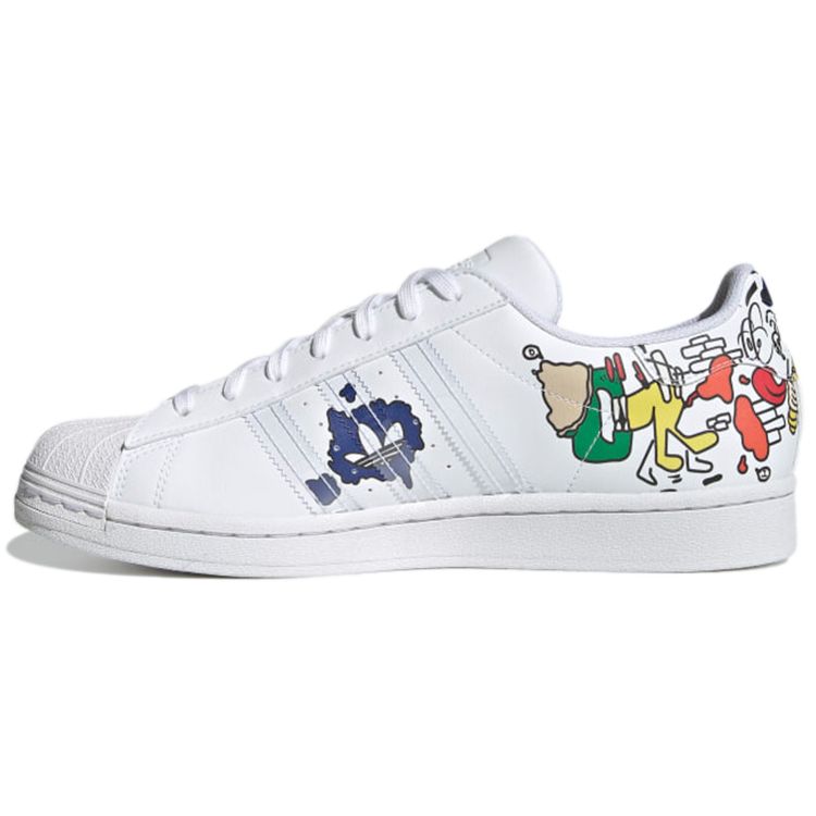 Adidas Кроссовки унисекс Superstar White Comic Cloud-White Core-Black GW5782