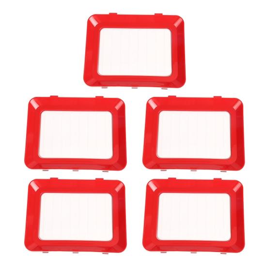 5 шт. креативных подносов для хранения продуктов, складные подносы для хранения продуктов с эластичной крышкой, сохраняют свежесть продуктов, многоцелевой контейнер для хранения продуктов