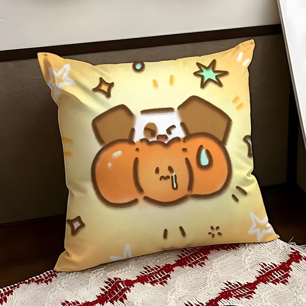 Fluffy Angel Pet Blast Cushion Cover Reversible Soft Durable Pillow Cover Home  Car MultiScene Use for Daily Comfort
