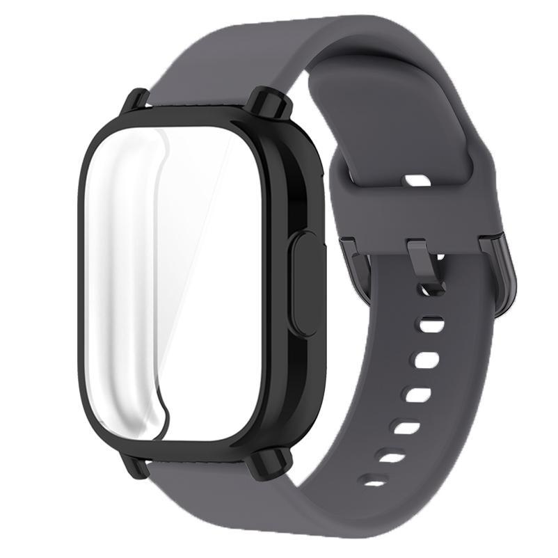 Защитный чехол + ремешок для Redmi Watch 5 active Redmi Watch 5 Lite Полное покрытие экрана Мягкий ТПУ корпус и дышащий спортивный ремешок