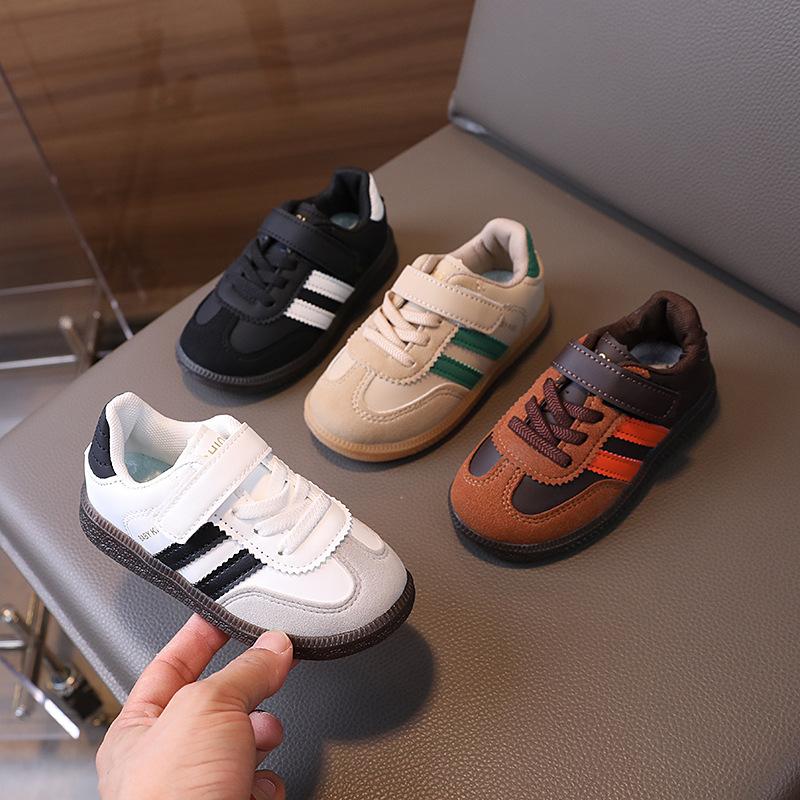 Board Shoes Spring and Autumn Non-slip Sports Shoes Medium and Small Children's Moral Training Shoes Fashion Boys Soft-soled Casual Shoes