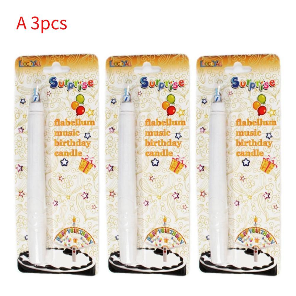 Creative Surprise Fan Birthday Candle Birthday Party Candle Decoration Funny Cake Cupcake Topper Party Decoration Supplies DIY