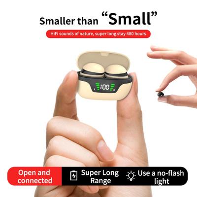 Mini12 Мини-гарнитура для сна Bluetooth 5.3 Беспроводные невидимые наушники Спортивные водонепроницаемые HIFI стерео наушники с шумоподавлением для Xiaomi Huawei