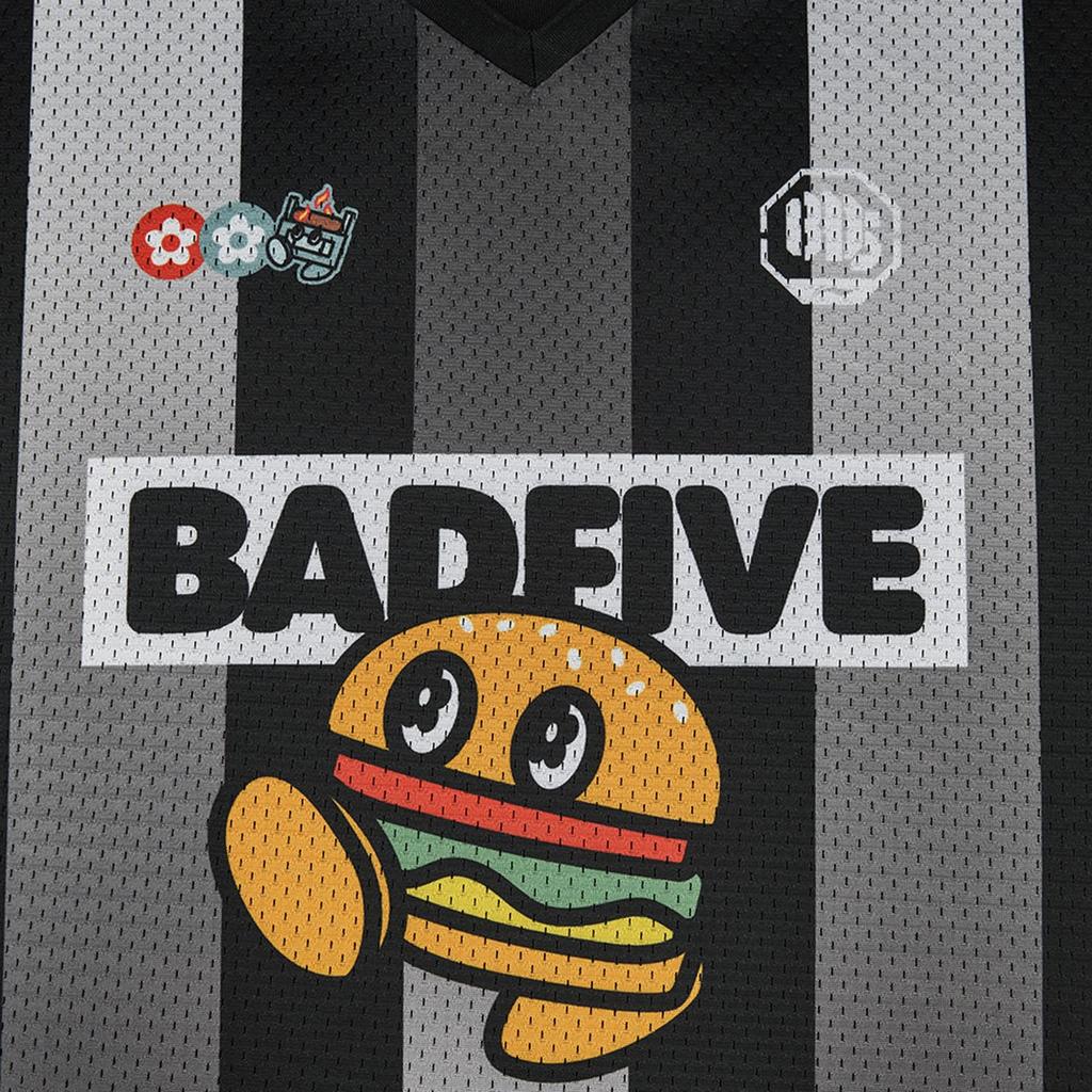 Li Ning × Badfive Баскетбольная Чемпионская Повседневная Мода Свободная Футболка-Поло Мужские Топы Черный ATSW749-1