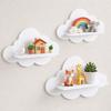 Durable Floating Shelf Minimalist Cloud Shape Shelf Home Decorative Wall Storage Rack  Bedroom