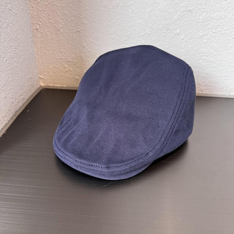 Solid Retro Color Urban Baseball Cap Short Brim Breathable Cotton Casual Wear