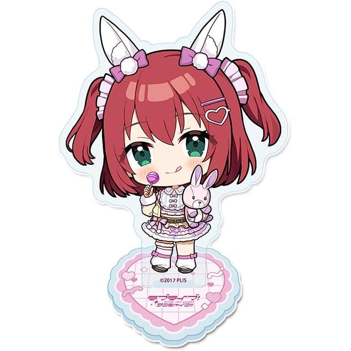 Сезонные растения Love Live! Солнечный свет!! Акриловый стенд Puchi Choco Куросава Руби Животный Костюм 90мм x 90мм Акрил