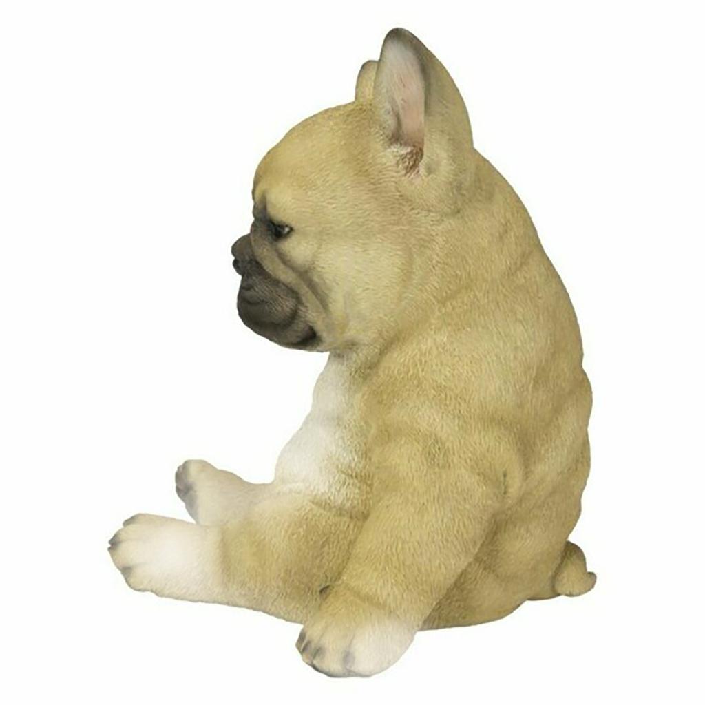 Статуя щенка сонного французского бульдога, скульптура из смолы, супер декор для сада и двора