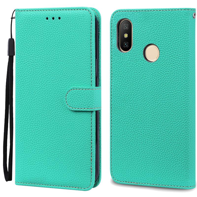 For Redmi Note 6 Pro Case Xiaomi Redmi 6 Pro Soft TPU Wallet Leather Case For Xiaomi Redmi 6 Case Note 6 Pro Flip Cover Fundas