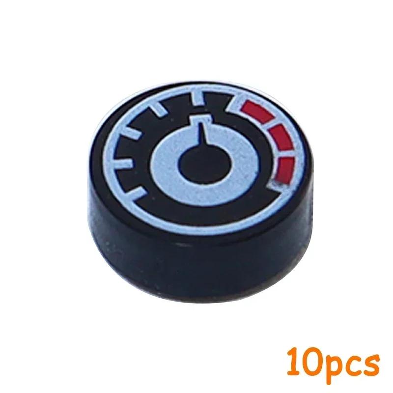 Non-Toxic Moc Printed Gauges Controls Center Radar Screen Keypad Letters Numbers Food Wood Grain Gold Silver Bricks Dollar Building Blocks