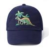Adjustable Toddler Baseball Hat Dinosaur Printed Mesh Baseball Hat  for Boys Girls
