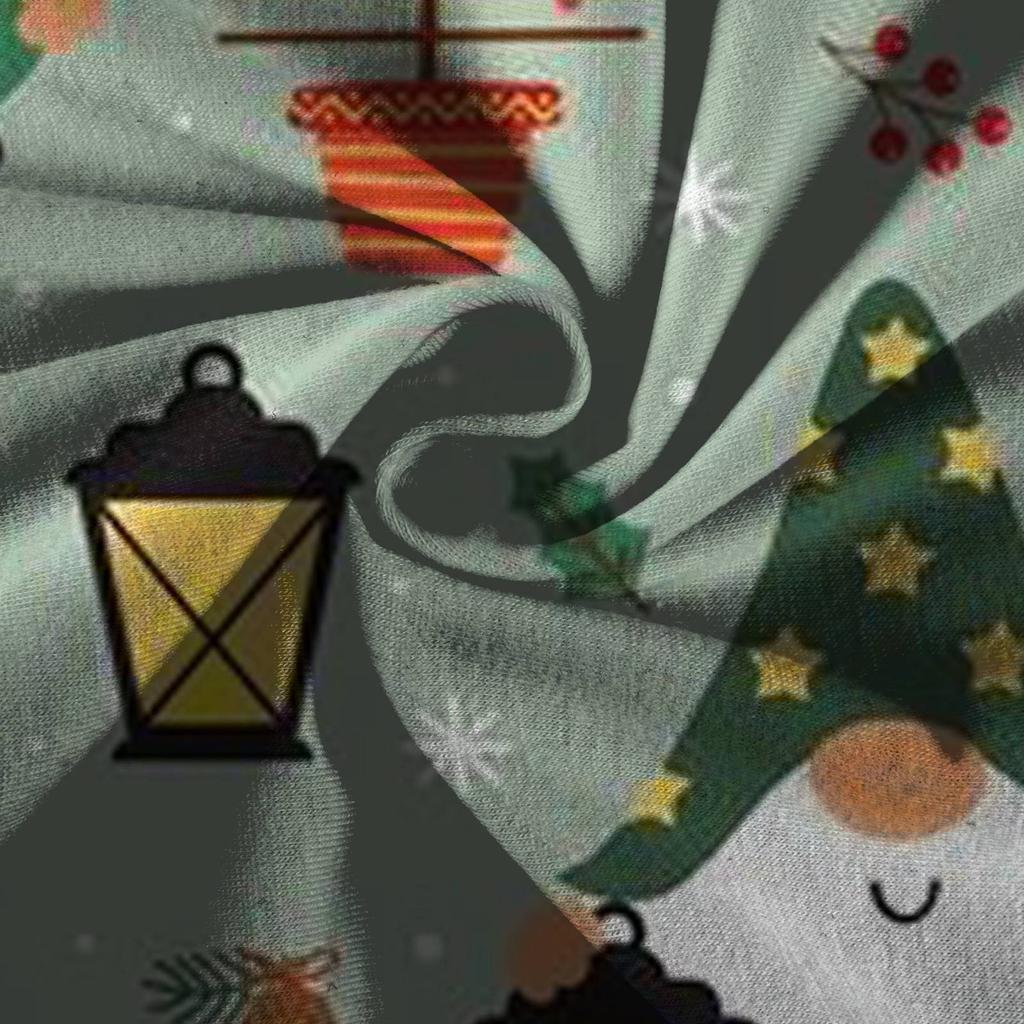 Женский летний комбинезон с рождественским принтом в винтажном стиле (Нерегулируемые ремни)