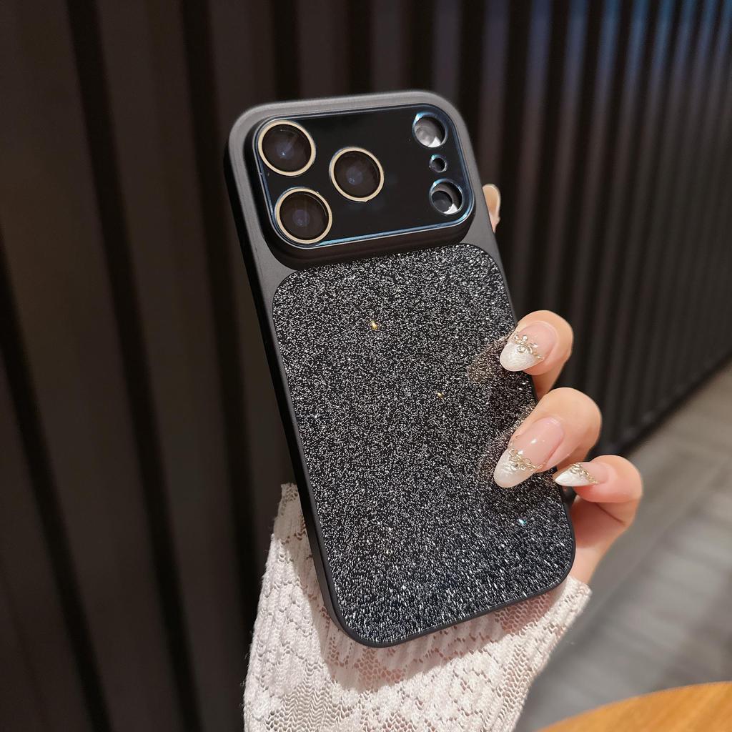 Чехол Lux Glitter с полным покрытием для iPhone 17 Pro Max с защитой камеры и противоударными свойствами