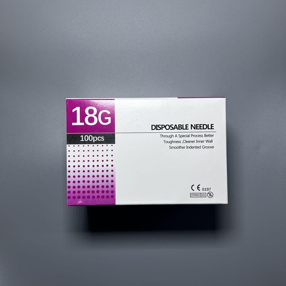 Hot Sell 18G 38mm 100pcs/box Disposable Tool Sterile Needle Tattoo
