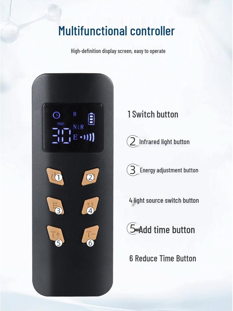 Светодиодный пояс для поясницы с красным и синим светом