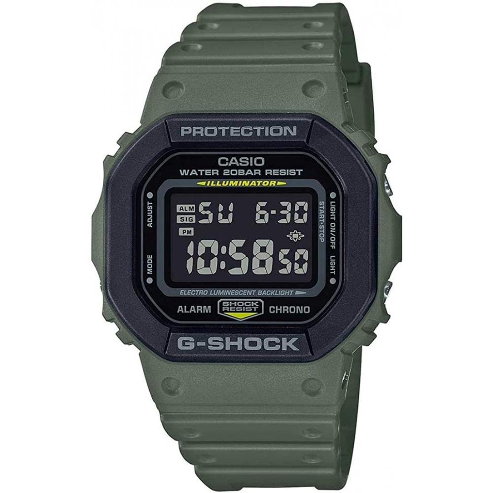 Casio Часы Casio G-SHOCK DW-5610SU-3 мужские цифровые утилитарные цвета Military Khaki Limited водонепроницаемые
