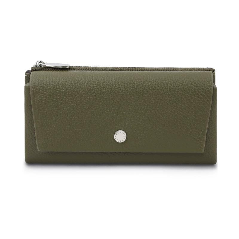 Envelope Women Wallet Quality Leather Clutch Money Clip Large Capacity Card Holder Female Cash Bank Card Storage Bag