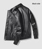 Мужская повседневная кожаная мотоциклетная куртка весна/осень 2024 г.