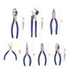 7-Piece Multi-Functional Hand Pliers Set - Slip Joint, Long Nose, Angled Groove & Mini Long Nose Pliers for Versatile Repairs