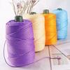 3mm Colored Cotton Cord Twisted Woven Rope Hollow Thread Craft Decorative DIY Handmade Bag Drawstring Belt Accessories