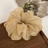 Solid Color Chiffon Scrunchies Sweet Oversized Hair Ropes Women Hair Scrunchies  Hair Accessory