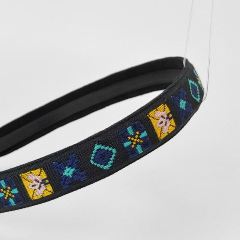 ЛАЛА Геометрический Бриллиант Этническая Повязка на Голову М