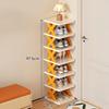 Folding Shoe Rack Storage Organizer Strong Load-bearing Simple Installation Collapsible Multi-Layer Shoes Shelf