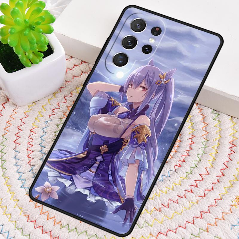 Кэ Цин Genshin Impact Силиконовый чехол для телефона для Samsung Galaxy note 10 pro S26 S25 S24 S23 S22 S21 Plus S25Ultra Capa Cover