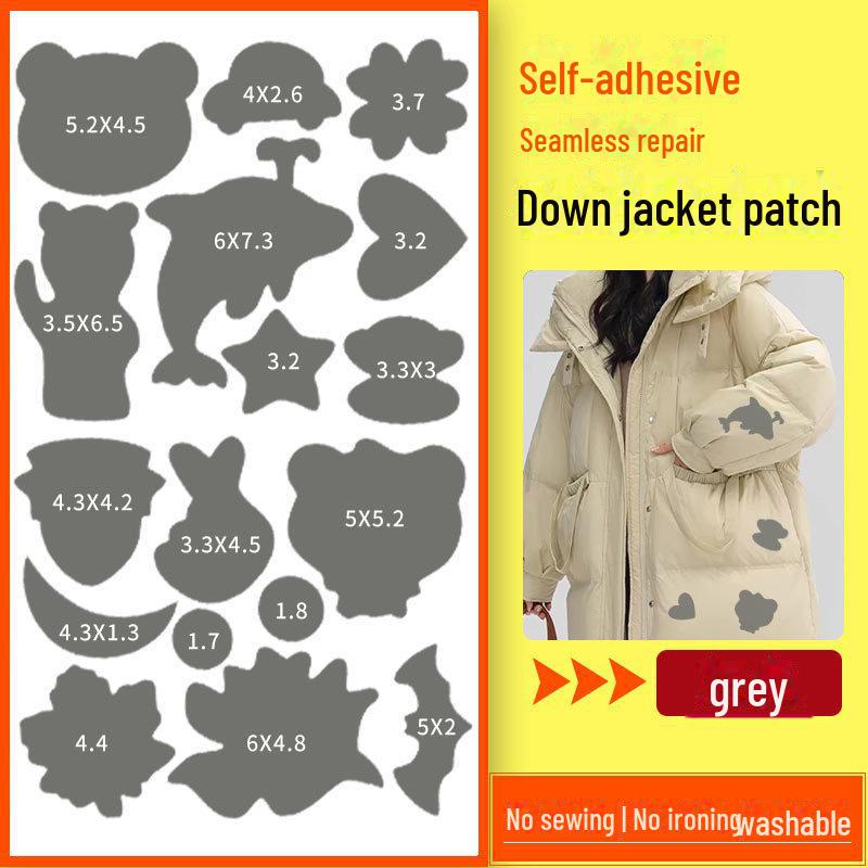 Самоклеящиеся заплатки для ремонта пуховиков с героями мультфильмов — стильные, долговечные и экономичные