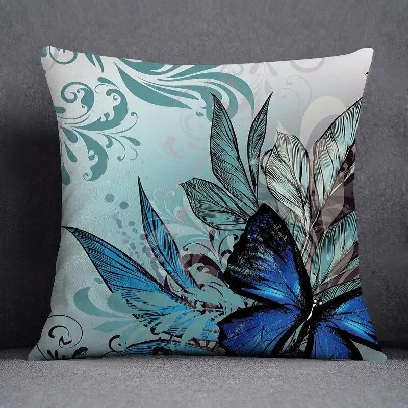 Ретро бабочка квадратная наволочка украшение для дома и офиса наволочка