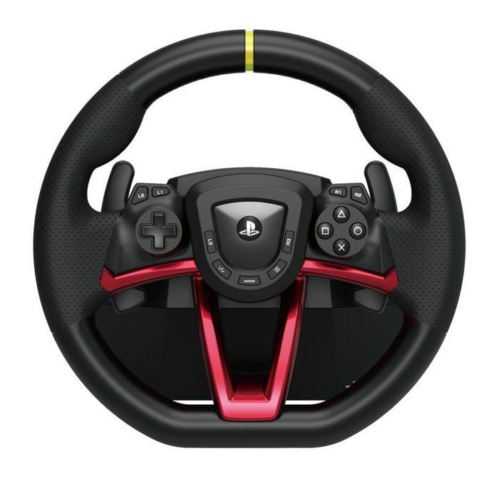 Volant de course - Racing Wheel Apex - HORI - PC, PS4 et PS5 - Pédales incluses - Sans Fil