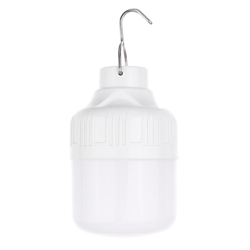 60MM USB Rechargeable Camping Light Bulb 3-color Dimming Waterproof Tent Hanging Light Outdoor Hiking Picnic Fishing Light