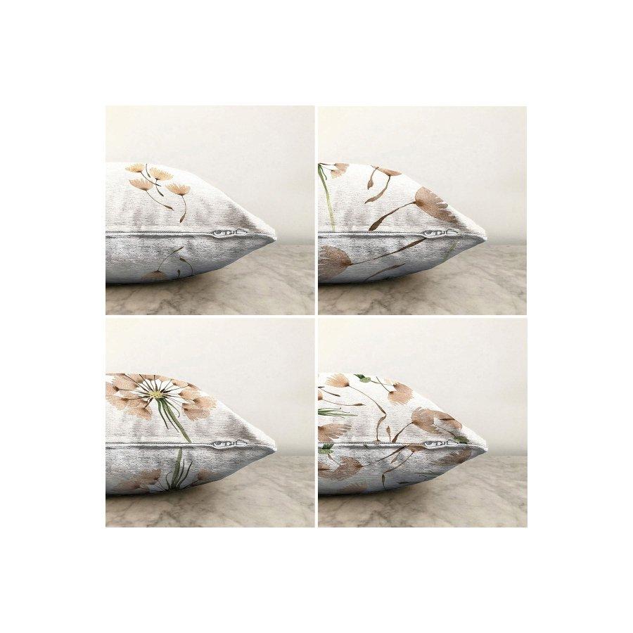 Набор из 4 двухсторонних чехлов для подушек с цифровой печатью