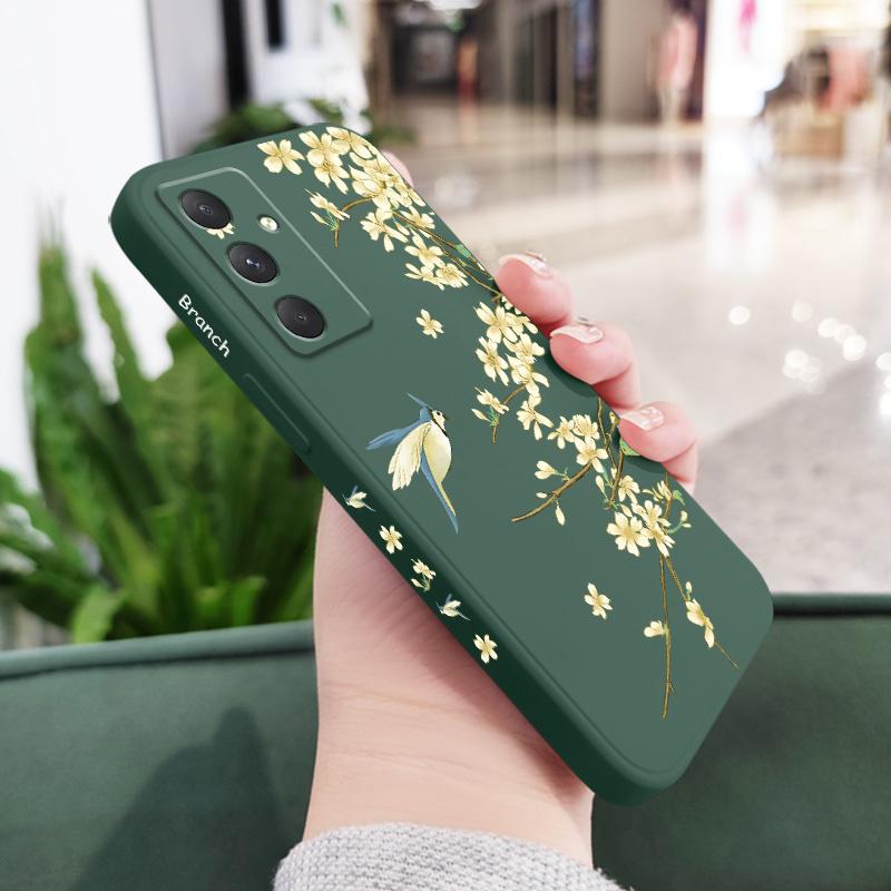 Чехол для телефона «Ветка сливового дерева» для Samsung Galaxy A17 A55 A35 A25 A15 A16 A06 A05 A05S A54 A34 A24 A14 A04 A04S A04E 4G 5G